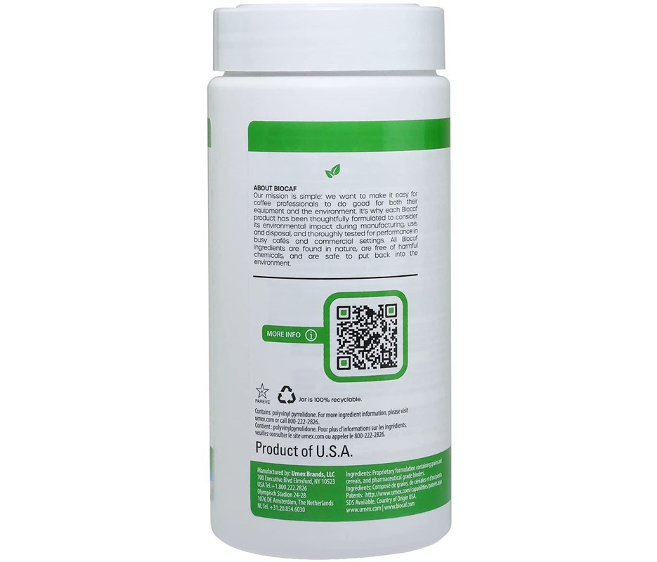 BioCaf Grindz Urnex Pastilhas de Limpeza Moedor 19-A01-FC234-12