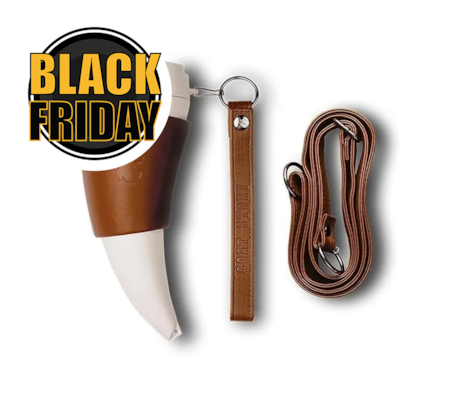 Caneca Goat Story Marrom C/ Suporte e Alça