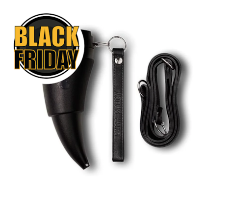 Caneca Goat Story Preto C/ Suporte e Alça