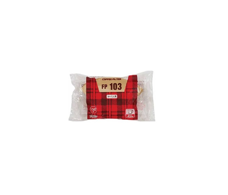 Filtro de Café FP-103 Kalita Natural Pacote C/ 100 Und 15087 - Pasquali ...