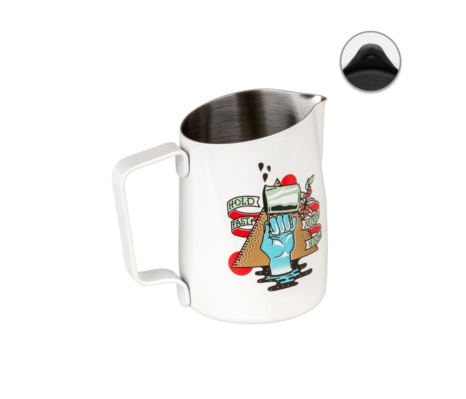 Leiteira WPM #06 Bico Redondo Branco Ed. HFPS 450ml