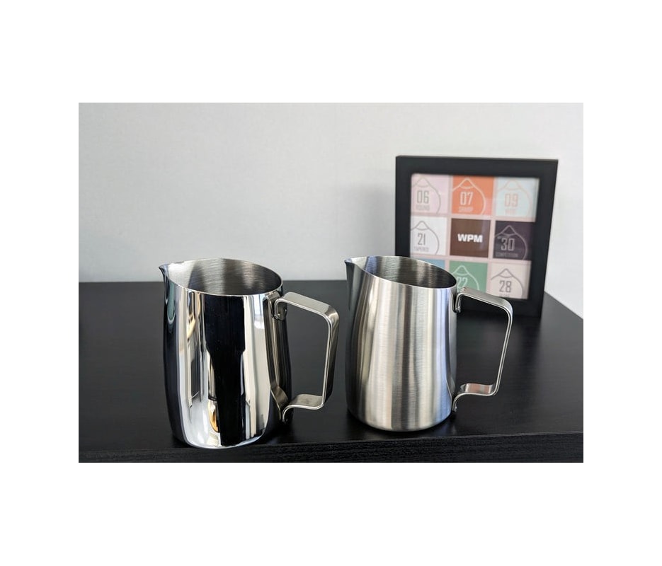 Leiteira WPM #06 Bico Redondo Inox Escovado 450ml