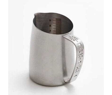 Leiteira WPM #06 Bico Redondo Inox Fosco Ed.Ludaoqiang 450ml