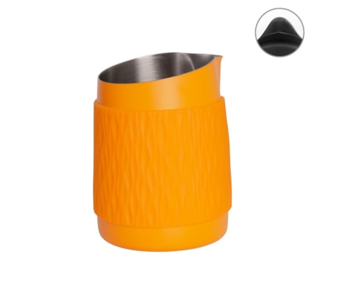 Leiteira WPM #06 Bico Redondo Laranja S/ Alça C/ Capa 450ml