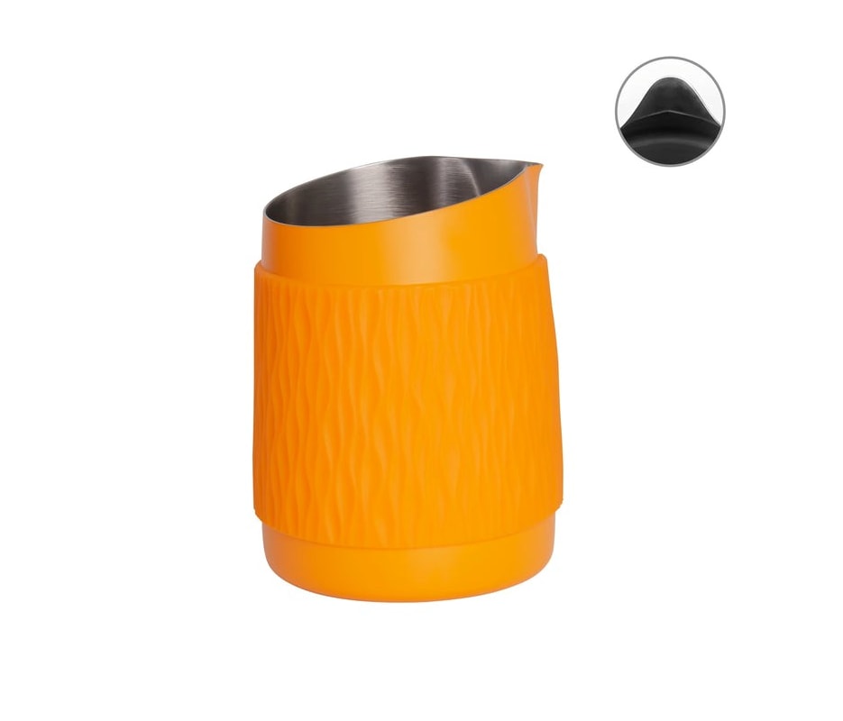 Leiteira WPM #06 Bico Redondo Laranja S/ Alça C/ Capa 450ml
