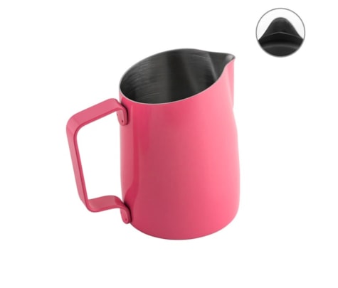 Leiteira WPM #06 Bico Redondo Rosa Chiclete 450ml
