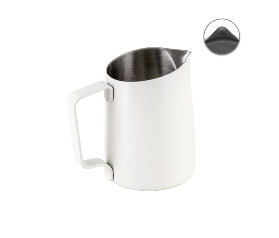 Leiteira WPM #07 Bico Afiado Branco Fosco 450ml