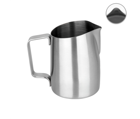 Leiteira WPM #07 Bico Afiado Inox Escovado 450ml
