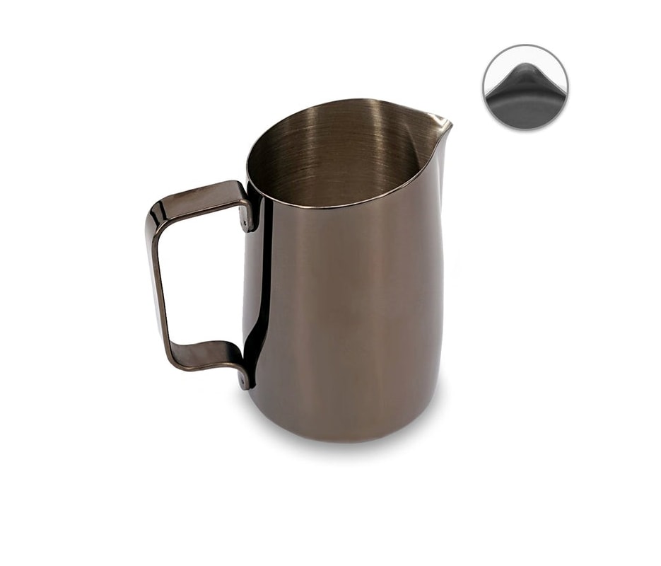 Leiteira WPM #07 Bico Afiado Preto Titânio 450ml