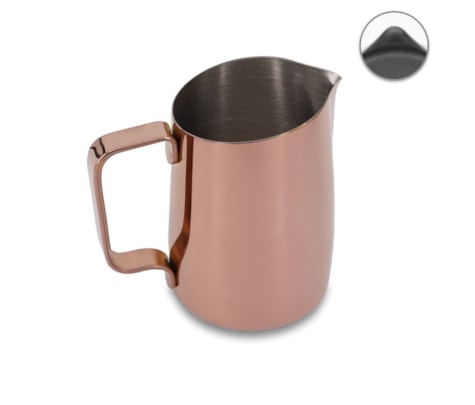 Leiteira WPM #07 Bico Afiado Rose Dourado 450ml