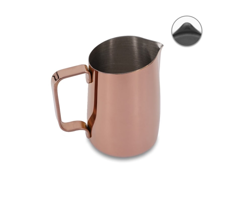 Leiteira WPM #07 Bico Afiado Rose Dourado 450ml