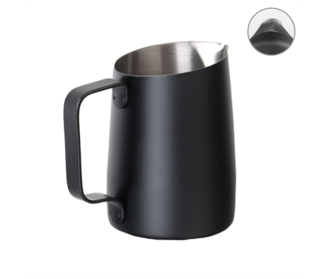 Leiteira WPM #09 Larga Bico Redondo Preto 650ml