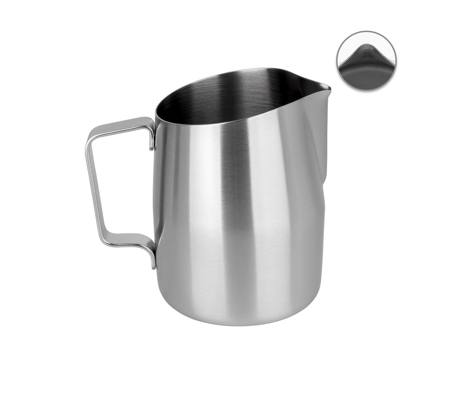 Leiteira WPM #10 Bico Afiado Inox Escovado 650ml