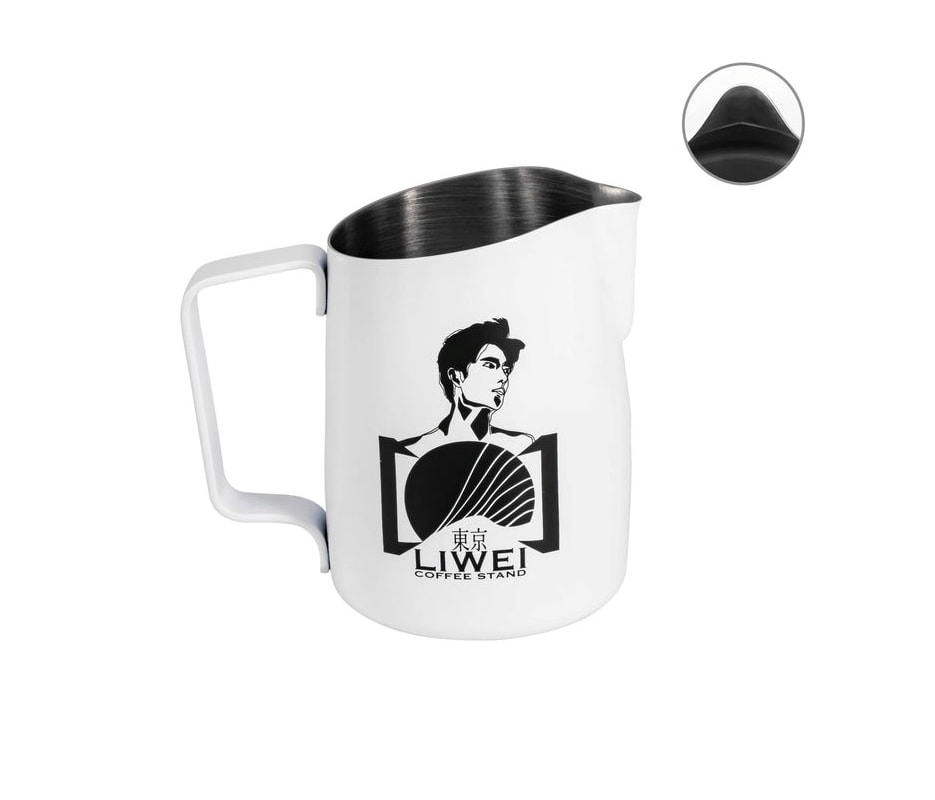 Milk Pitcher WPM #06 Round Branco Ed. LIWEI 450ml