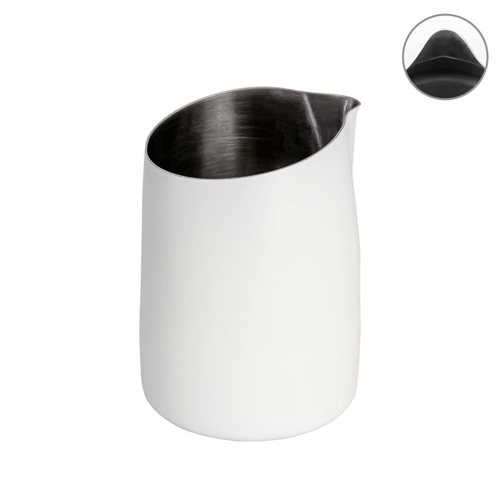 Milk Pitcher WPM #06 Round Branco Ed.Latte Art com Alma 450ml