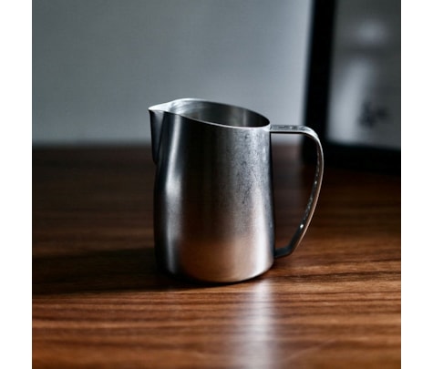 Milk Pitcher WPM #06 Round Inox Fosco Ed.Ludaoqiang 450ml Milk Pitcher WPM #06 Round Inox Fosco Ed.Ludaoqiang 450ml