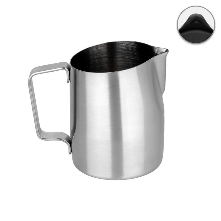 Milk Pitcher WPM #21 Tapered Inox Escovado 500ml - Pasquali Máquinas