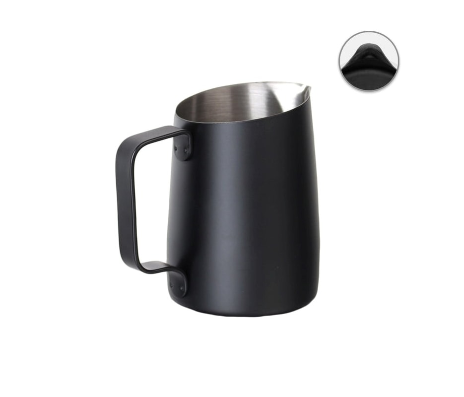 Milk Pitcher WPM #21 Tapered Preto 500ml