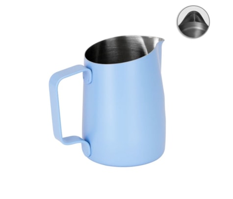 Milk Pitcher WPM #22 Round Slow Pour Azul Celeste 450ml
