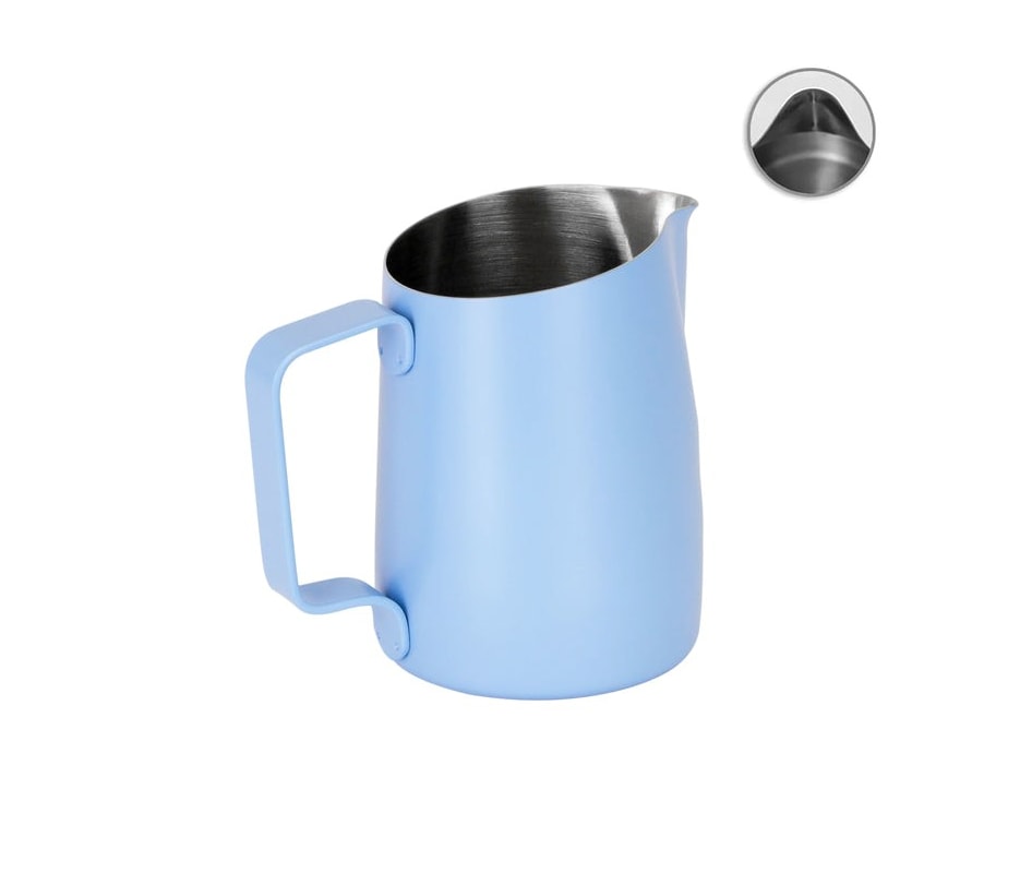Milk Pitcher WPM #22 Round Slow Pour Azul Celeste 450ml