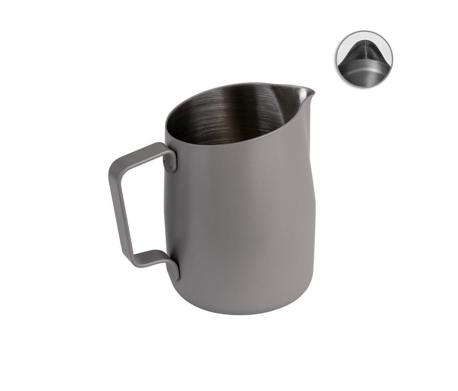 Milk Pitcher WPM #22 Round Slow Pour Cinza 450ml