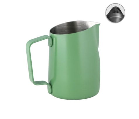 Milk Pitcher WPM #22 Round Slow Pour Verde Fosco 450ml