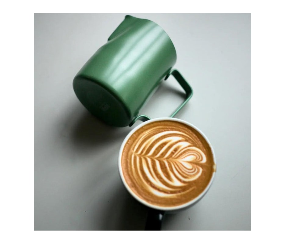 Milk Pitcher WPM #22 Round Slow Pour Verde Fosco 450ml