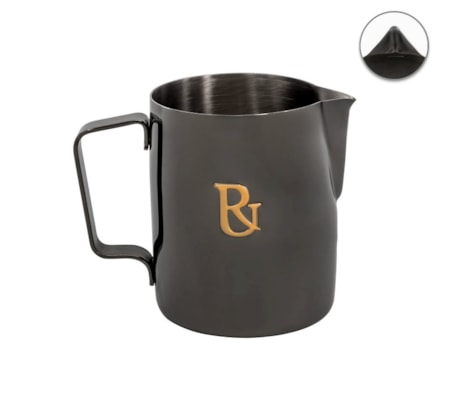 Milk Pitcher WPM #41 Competition Ed. RORA & UMPAUL Preto Titânio 600ml