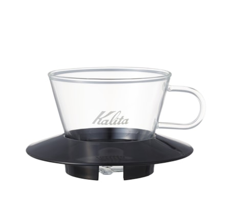 Porta Filtro de Vidro Kalita Wave 155 Preto 05045 Porta Filtro de Vidro Kalita Wave 155 Preto 05045