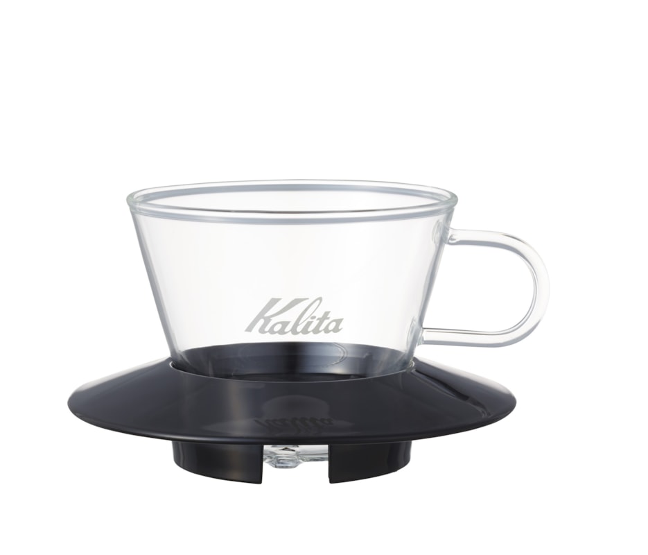 Porta Filtro de Vidro Kalita Wave 155 Preto 05045 Porta Filtro de Vidro Kalita Wave 155 Preto 05045