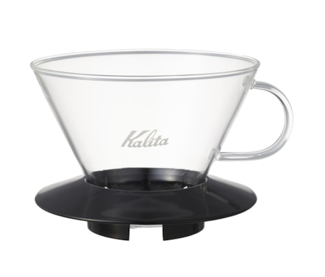 Porta Filtro de Vidro Kalita Wave 185 Preto 05039 Porta Filtro de Vidro Kalita Wave 185 Preto 05039