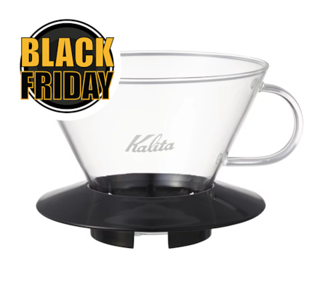 Porta Filtro de Vidro Kalita Wave 185 Preto 05039 Porta Filtro de Vidro Kalita Wave 185 Preto 05039