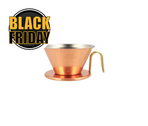 Porta Filtro Kalita Wave Tsubame WDC 185 Cobre  05099 Porta Filtro Kalita Wave Tsubame WDC 185 Cobre  05099