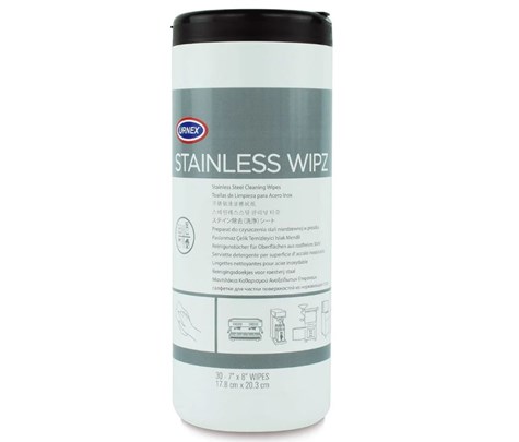 Stainless Wipz Urnex Toalhetes de limpeza de aço inoxidável 13-SSW-UX030